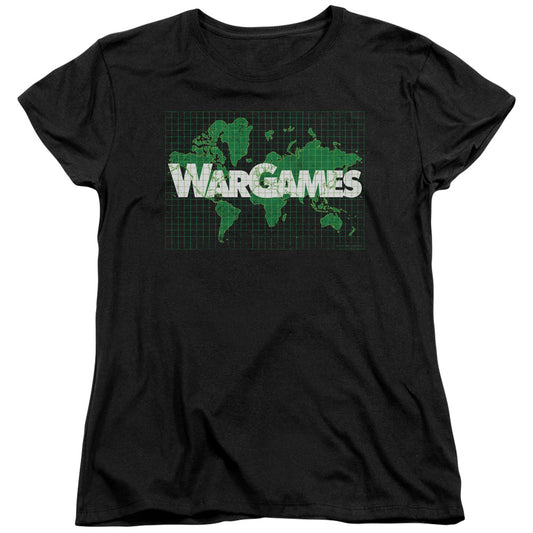 WARGAMES : GAME BOARD S\S WOMENS TEE Black MD
