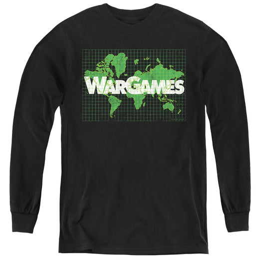 WARGAMES : GAME BOARD L\S YOUTH BLACK XL