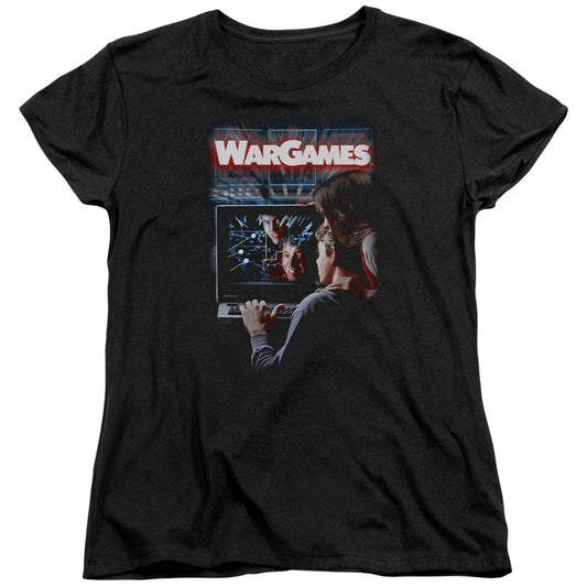 WARGAMES : POSTER S\S WOMENS TEE Black MD