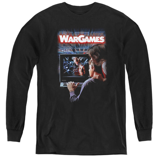 WARGAMES : POSTER L\S YOUTH BLACK XL