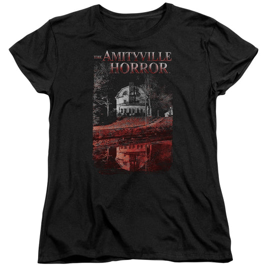 AMITYVILLE HORROR : COLD BLOOD S\S WOMENS TEE Black LG