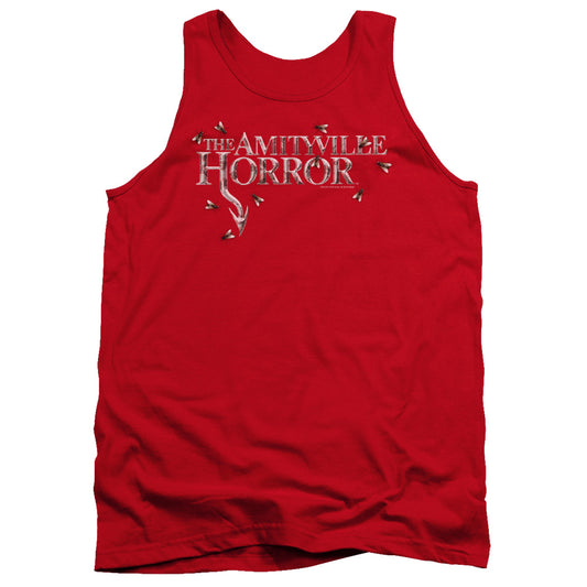 AMITYVILLE HORROR : FLIES ADULT TANK Red MD