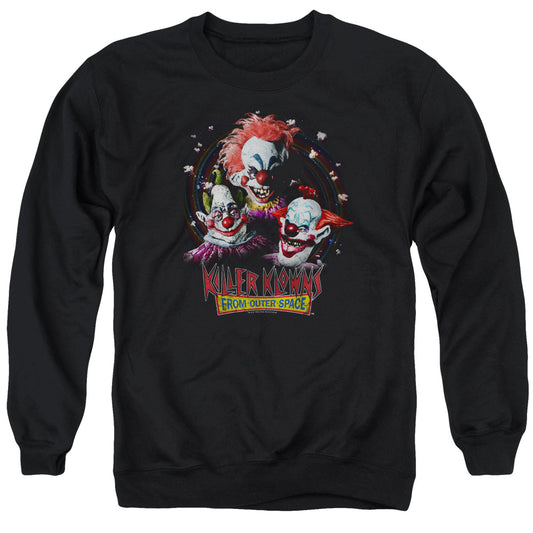 KILLER KLOWNS FROM OUTER SPACE : KILLER KLOWNS ADULT CREW SWEAT Black 2X