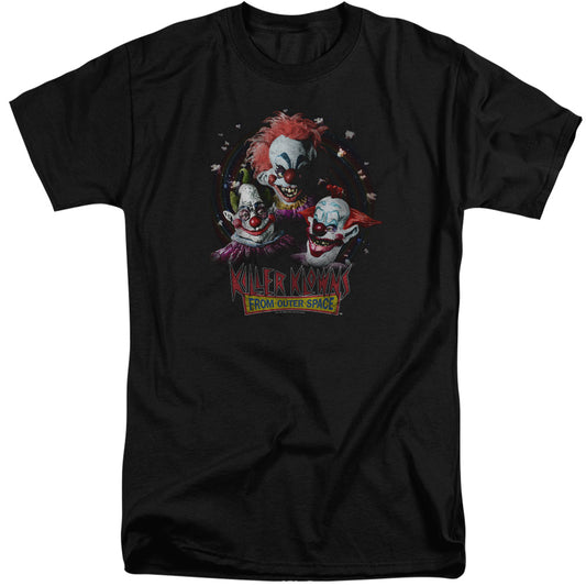 KILLER KLOWNS FROM OUTER SPACE : KILLER KLOWNS ADULT TALL FIT SHORT SLEEVE Black XL