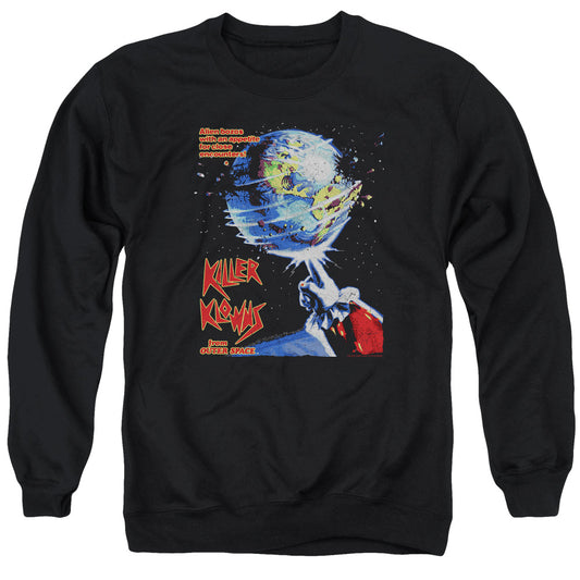 KILLER KLOWNS FROM OUTER SPACE : INVADERS ADULT CREW SWEAT Black 2X