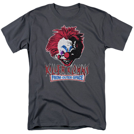 KILLER KLOWNS FROM OUTER SPACE : ROUGH CLOWN S\S ADULT 18\1 Charcoal 2X