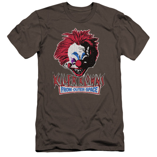 KILLER KLOWNS FROM OUTER SPACE : ROUGH CLOWN PREMIUM CANVAS ADULT SLIM FIT 30\1 CHARCOAL 2X