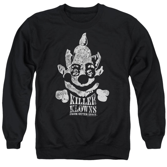 KILLER KLOWNS FROM OUTER SPACE : KREEPY ADULT CREW SWEAT Black LG