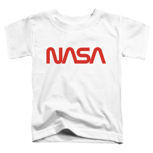 NASA : WORM LOGO TODDLER SHORT SLEEVE White XL (5T)