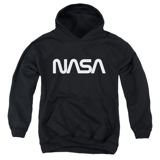 NASA : WORM LOGO YOUTH PULL OVER HOODIE Black XL