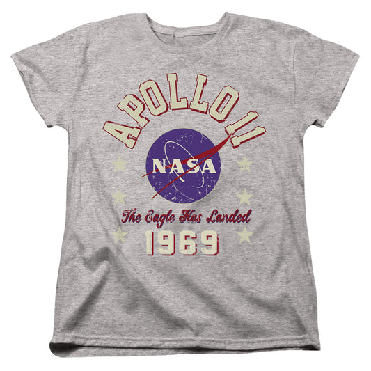 NASA : 1969 1 WOMENS SHORT SLEEVE Athletic Heather MD