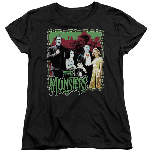 MUNSTERS : NORMAL FAMILY S\S WOMENS TEE Black XL