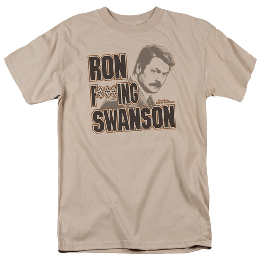 PARKS AND REC : RON F***ING SWANSON S\S ADULT 18\1 SAND XL