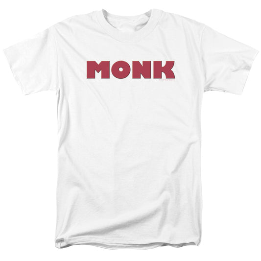 MONK : LOGO S\S ADULT 18\1 WHITE MD