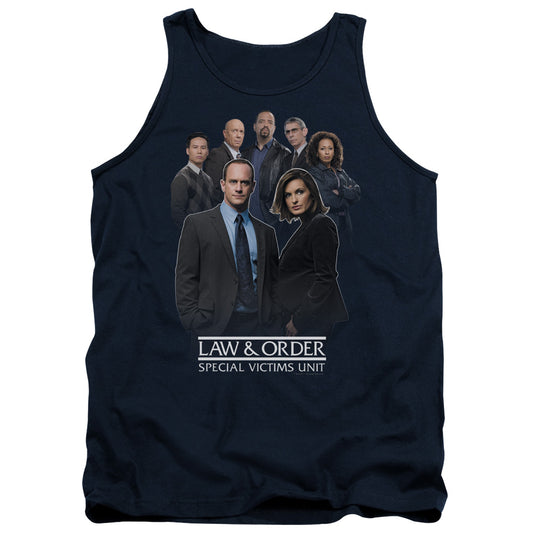 LAW AND ORDER SVU : TEAM ADULT TANK NAVY 2X