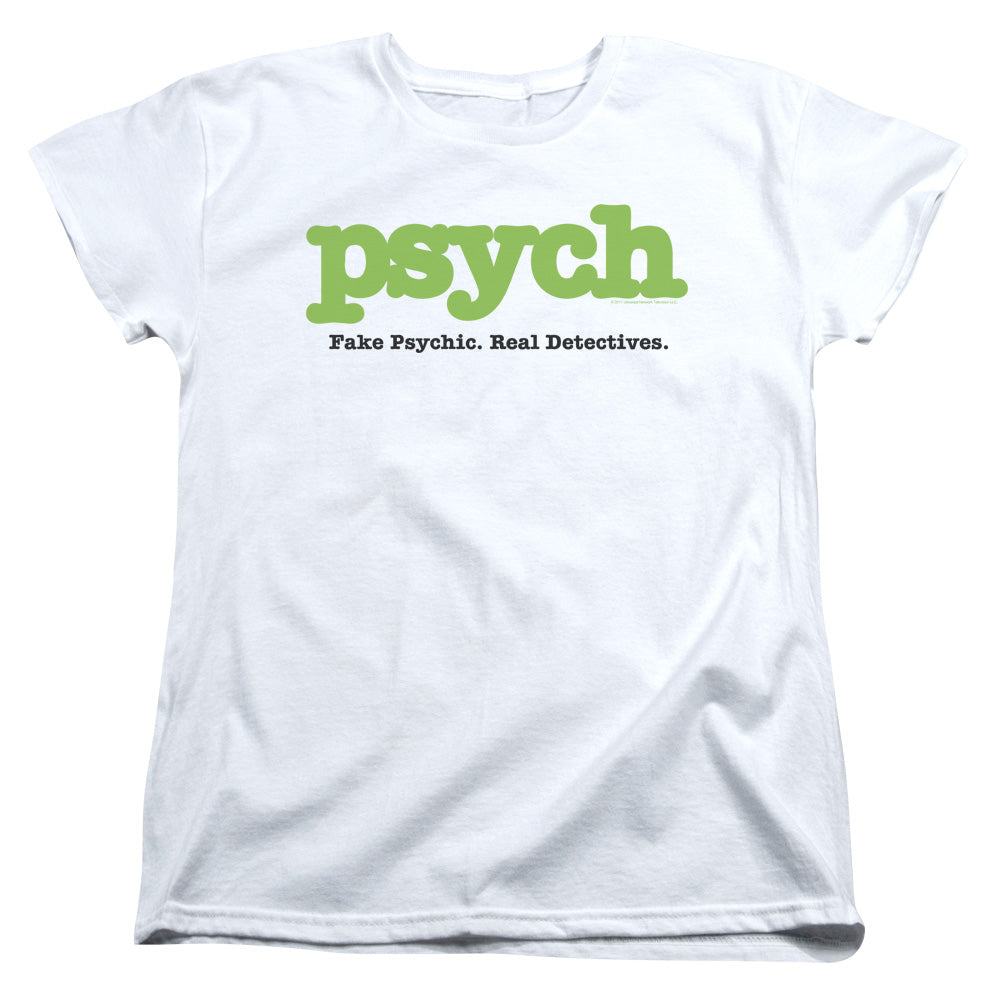PSYCH : TITLE S\S WOMENS TEE WHITE MD