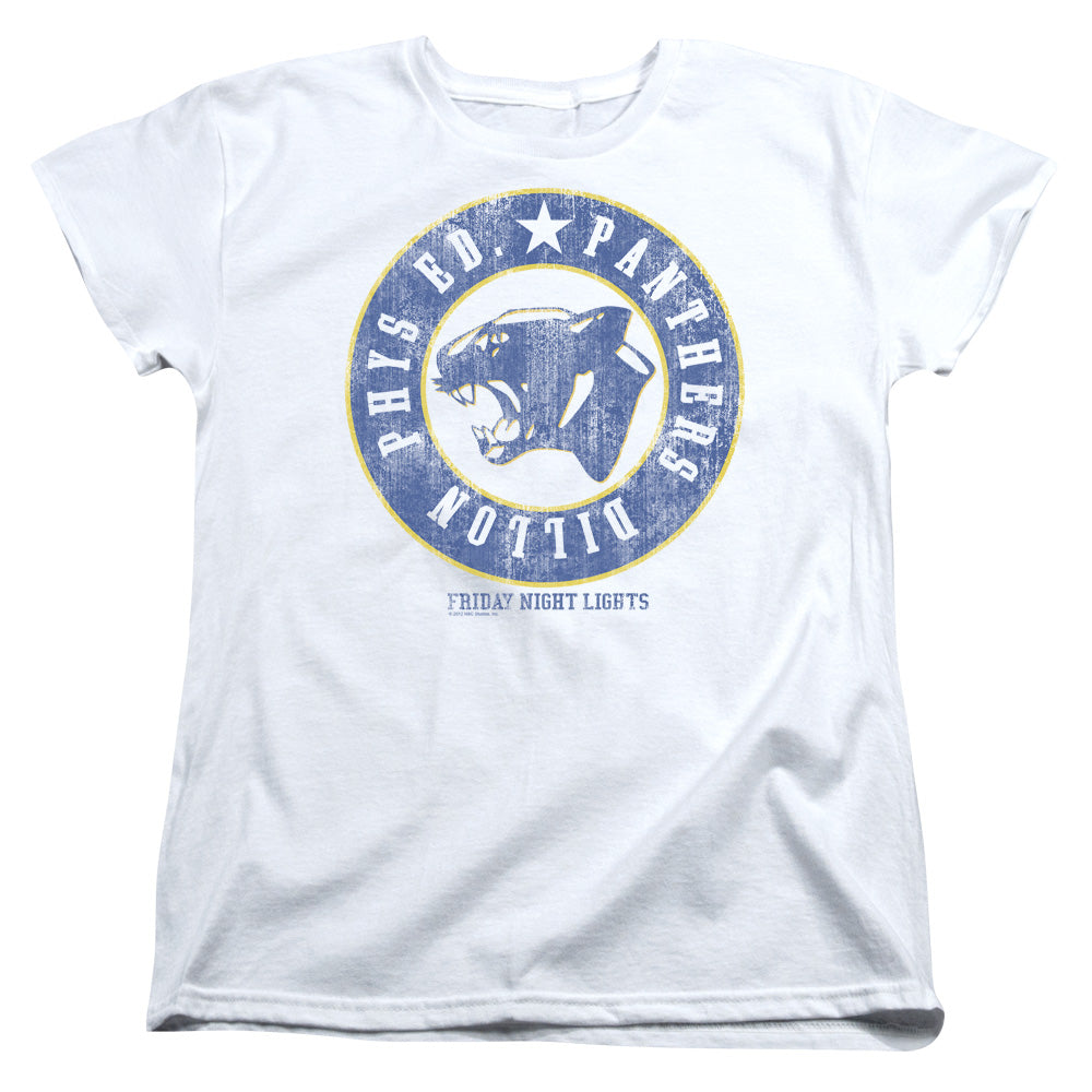 FRIDAY NIGHT LIGHTS : PHYS ED S\S WOMENS TEE WHITE MD