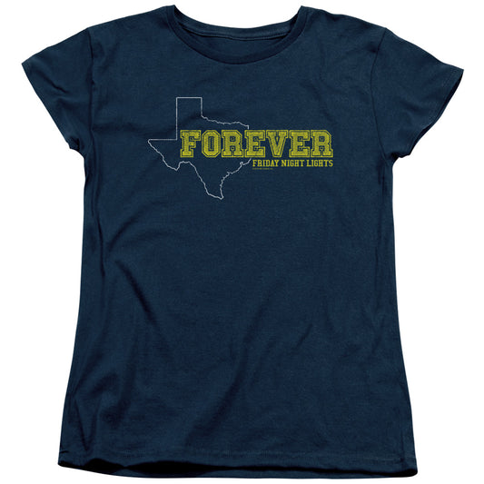 FRIDAY NIGHT LIGHTS : TEXAS FOREVER S\S WOMENS TEE NAVY 2X