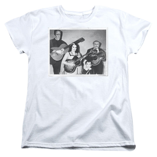MUNSTERS : PLAY IT AGAIN S\S WOMENS TEE WHITE 2X