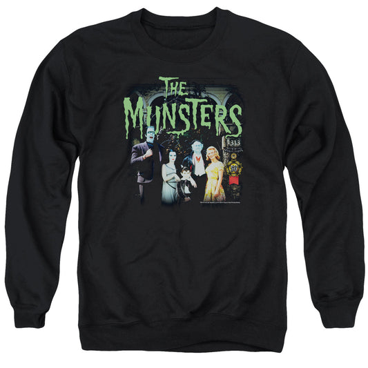 MUNSTERS : 1313 50 YEARS ADULT CREW SWEAT BLACK MD
