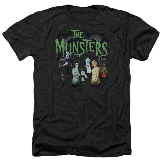 MUNSTERS : 1313 50 YEARS ADULT HEATHER BLACK 2X