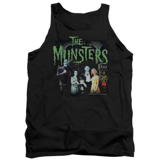 MUNSTERS : 1313 50 YEARS ADULT TANK Black MD