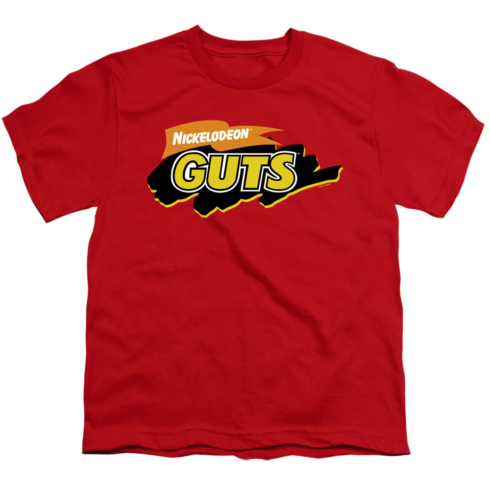 NICKELODEON GUTS : GUTS LOGO S\S YOUTH 18\1 Red LG