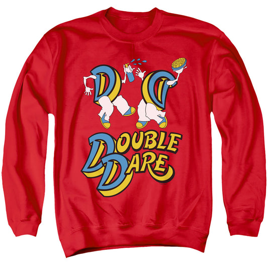 DOUBLE DARE : VINTAGE DOUBLE DARE LOGO ADULT CREW SWEAT Red LG