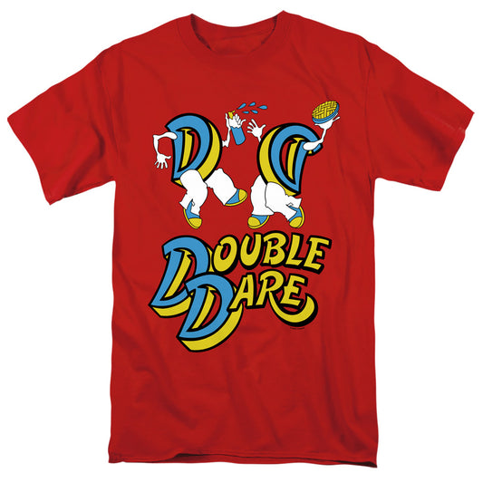 DOUBLE DARE : VINTAGE DOUBLE DARE LOGO S\S ADULT 18\1 Red 4X