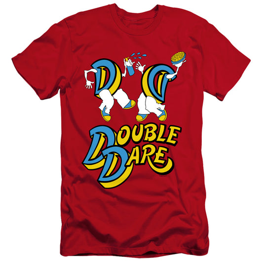 DOUBLE DARE : VINTAGE DOUBLE DARE LOGO  PREMIUM CANVAS ADULT SLIM FIT 30\1 Red MD