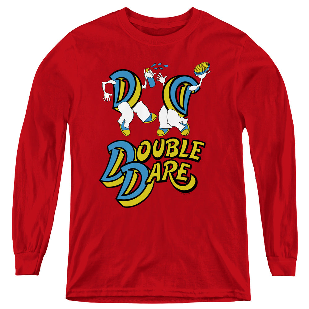DOUBLE DARE : VINTAGE DOUBLE DARE LOGO L\S YOUTH Red MD
