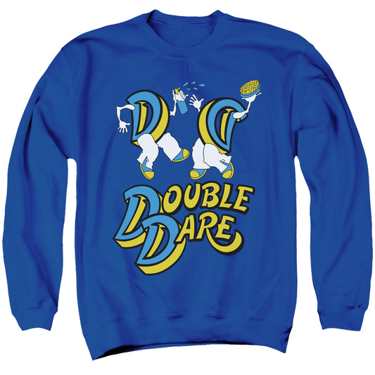 DOUBLE DARE : VINTAGE DOUBLE DARE LOGO ADULT CREW SWEAT Royal Blue LG