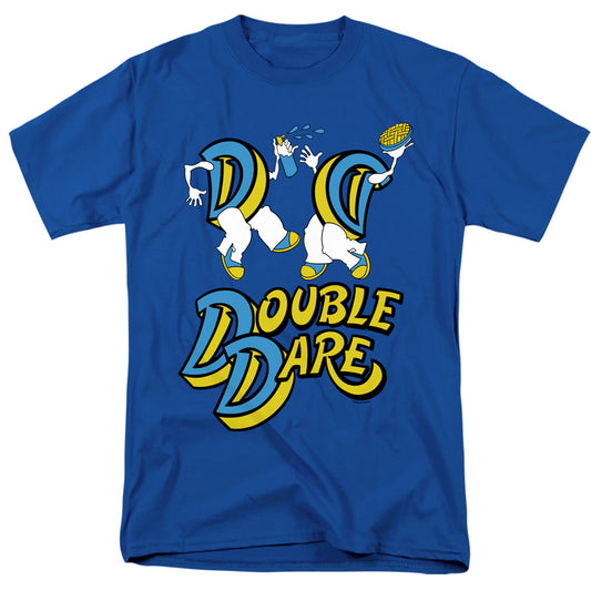 DOUBLE DARE : VINTAGE DOUBLE DARE LOGO S\S ADULT 18\1 Royal Blue 2X