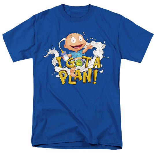 RUGRATS : TOMMY PICKLES HAS A PLAN S\S ADULT 18\1 Royal Blue XL