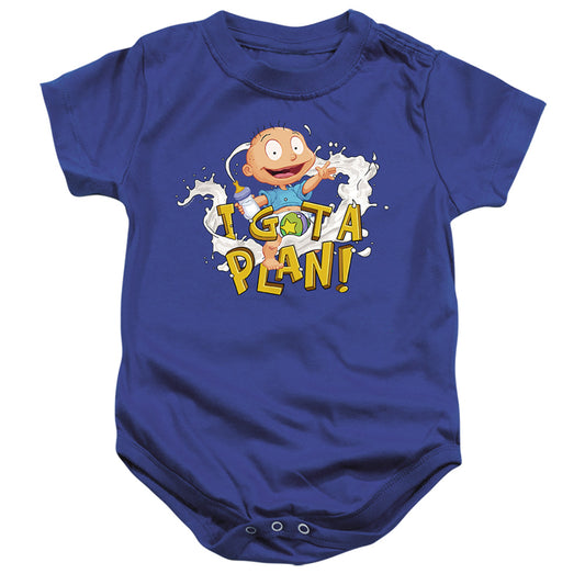 RUGRATS : TOMMY PICKLES HAS A PLAN INFANT SNAPSUIT Royal Blue LG (18 Mo)