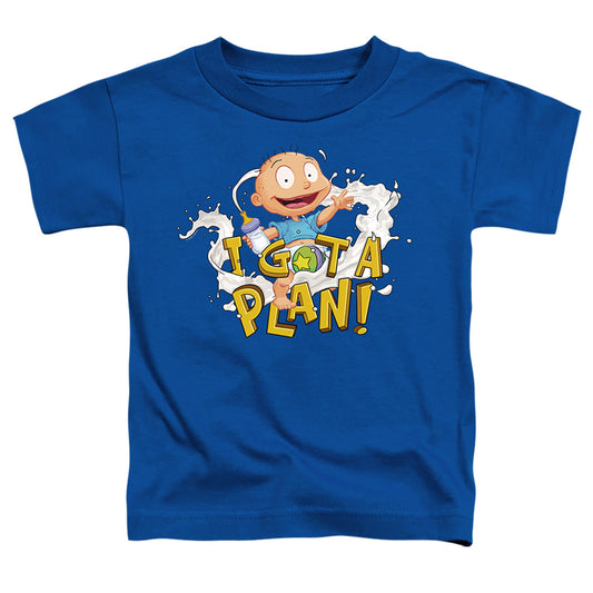 RUGRATS : TOMMY PICKLES HAS A PLAN S\S TODDLER TEE Royal Blue LG (4T)