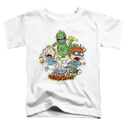RUGRATS : TOMMY AND CHUCKY REPT S\S TODDLER TEE White LG (4T)