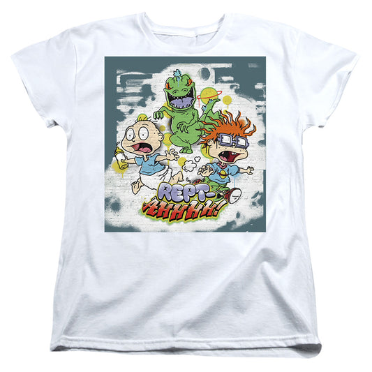 RUGRATS : TOMMY AND CHUCKY REPT WOMENS SHORT SLEEVE White 2X