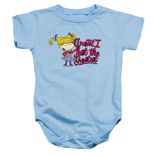 RUGRATS : ANGELICA AREN'T I JUST THE GREATEST INFANT SNAPSUIT Light Blue SM (6 Mo)