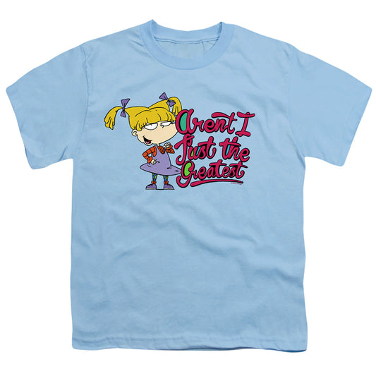 RUGRATS : ANGELICA AREN'T I JUST THE GREATEST S\S YOUTH 18\1 Light Blue LG