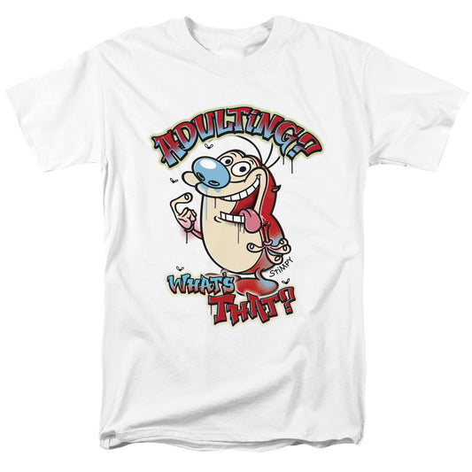 REN AND STIMPY : ADULTING WHATS THAT? S\S ADULT 18\1 White 2X