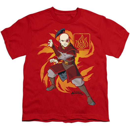 AVATAR THE LAST AIRBENDER : ZUKO FLAME BURST S\S YOUTH 18\1 Red LG