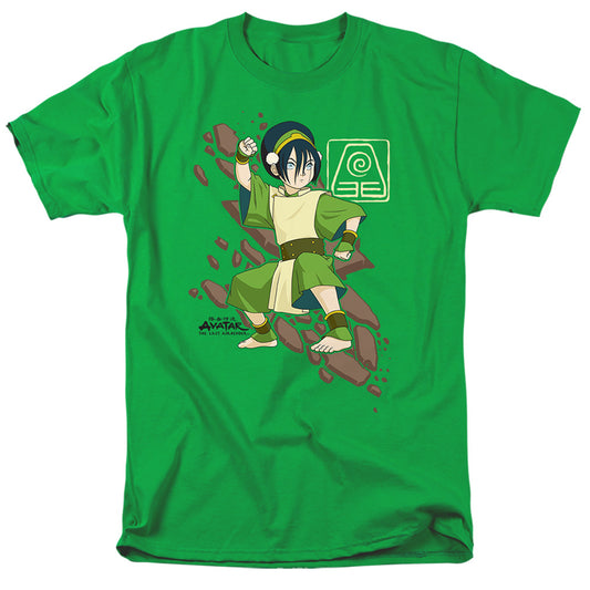 AVATAR THE LAST AIRBENDER : TOPH ROCK SLIDE S\S ADULT 18\1 Kelly Green XL