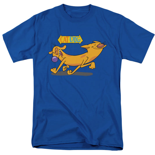 CATDOG : HAPPY PAWS S\S ADULT 18\1 Royal Blue 2X