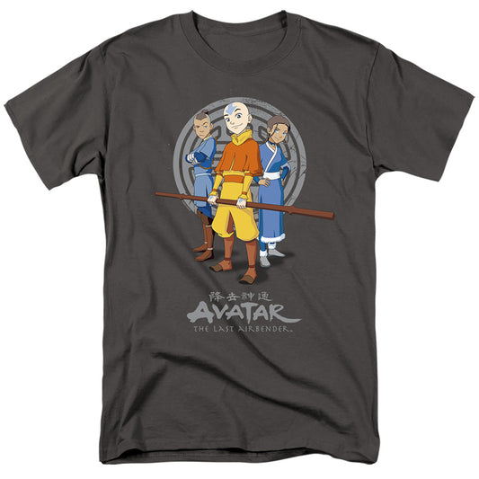 AVATAR THE LAST AIRBENDER : TEAM AVATAR S\S ADULT 18\1 Charcoal SM