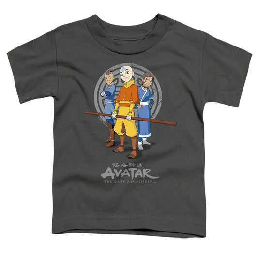 AVATAR THE LAST AIRBENDER : TEAM AVATAR S\S TODDLER TEE Charcoal LG (4T)