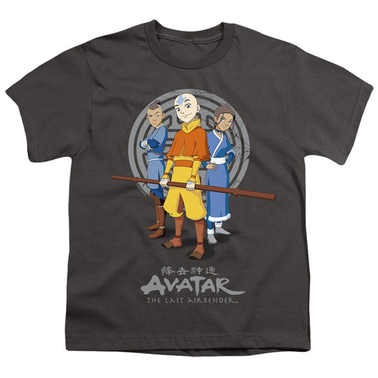AVATAR THE LAST AIRBENDER : TEAM AVATAR S\S YOUTH 18\1 Charcoal LG