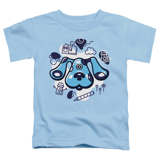 BLUE'S CLUES (CLASSIC) : AND FRIENDS S\S TODDLER TEE Light Blue SM (2T)
