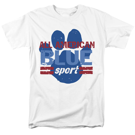 BLUE'S CLUES (CLASSIC) : ALL AMERICAN SPORT S\S ADULT 18\1 White 2X