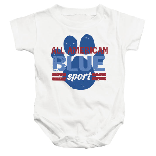 BLUE'S CLUES (CLASSIC) : ALL AMERICAN SPORT INFANT SNAPSUIT White SM (6 Mo)